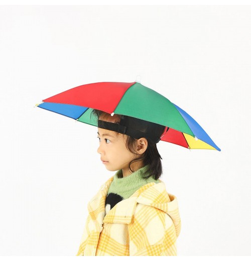 Wholesale Kids Sun Rain Fishing Umbrella Hat Foldable Outdoor Headwear Umbrella Hiking Camping Beach Cap Head Hats Wholesale Kids Sun Rain Fishing Umbrella Hat Foldable Outdoor Headwear Umbrella Hiking Camping Beach Cap Head Hats