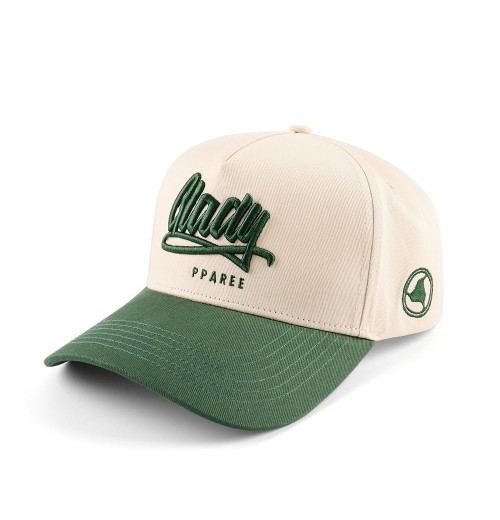 Hot Selling Popular Design 3 Tone Color 5 Panel Baseball Cap Custom logo Beige White Green Golf hat Unisex Kid And Adult Cap Hot Selling Popular Design 3 Tone Color 5 Panel Baseball Cap Custom logo Beige White Green Golf hat Unisex Kid And Adult Cap
