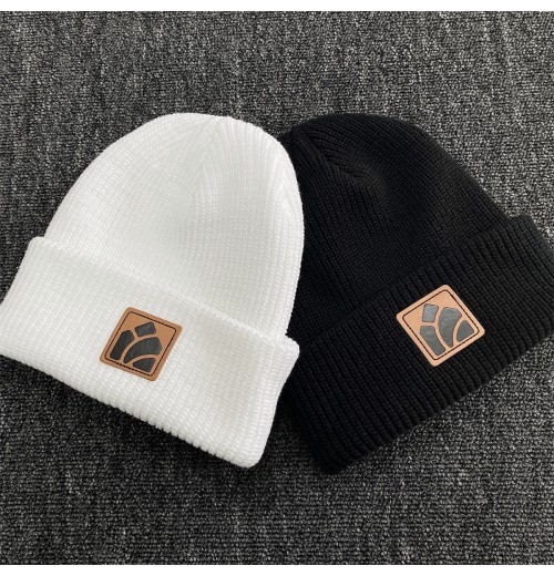 Wholesale Custom Logo Leather Rubber Patch Beanie Hats Embroidered Acrylic Knitted Cuff Beanie Fisherman Skull Cap Winter Hat Wholesale Custom Logo Leather Rubber Patch Beanie Hats Embroidered Acrylic Knitted Cuff Beanie Fisherman Skull Cap Winter Hat