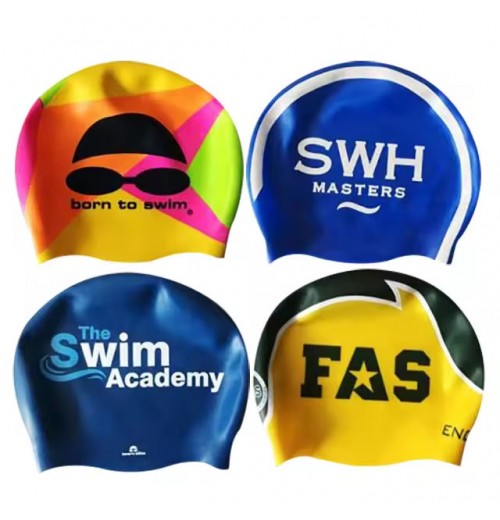 OEM Custom Logo Printed Suitable Seamless Hat Silicone Swim Cap OEM Custom Logo Printed Suitable Seamless Hat Silicone Swim Cap